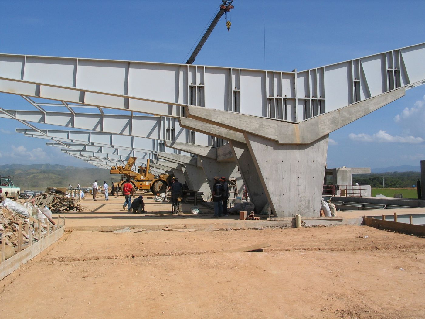 National Games stadium, Cojedes: cantilevered roof